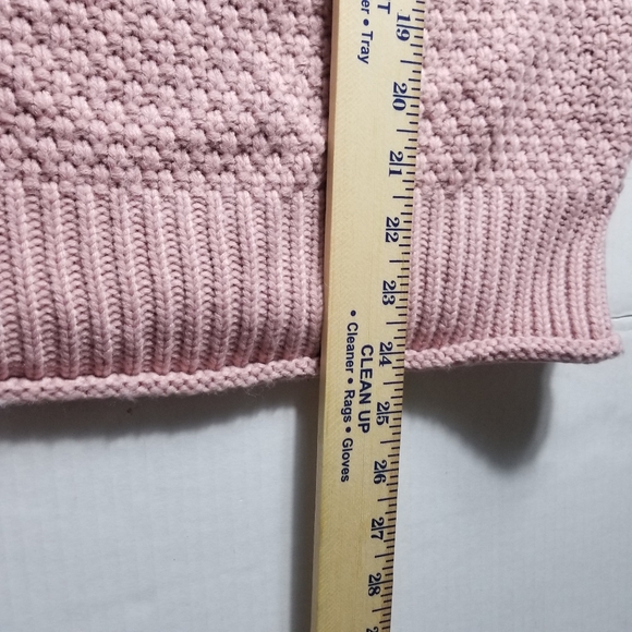 TECREW PINK MOCK SWEATER SIZE MEDIUM - Picture 6 of 10